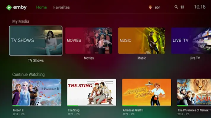 Emby for Android TV android App screenshot 2